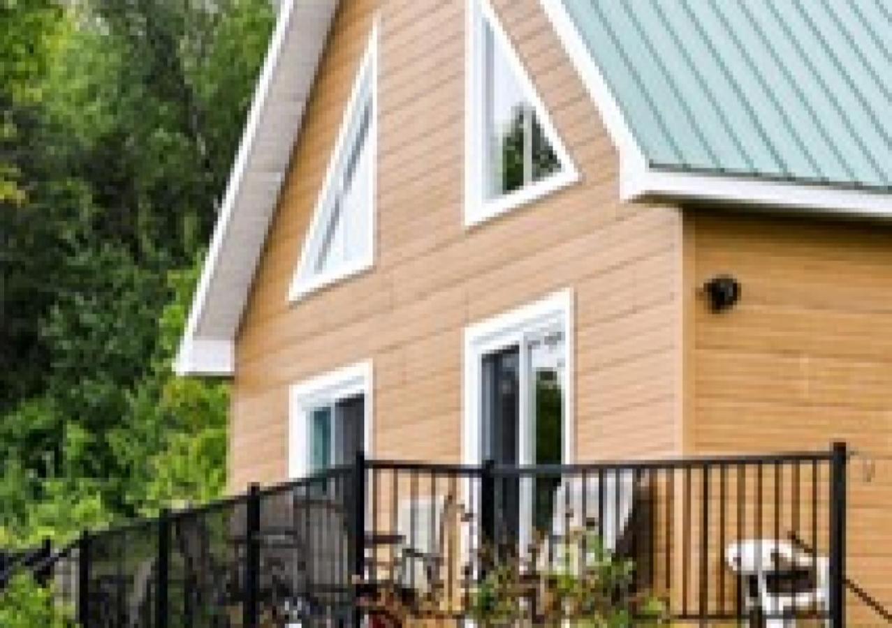 Chalets Garou Saint-Ferdinand Bagian luar foto